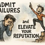 Admitir errores y elevar tu reputación
