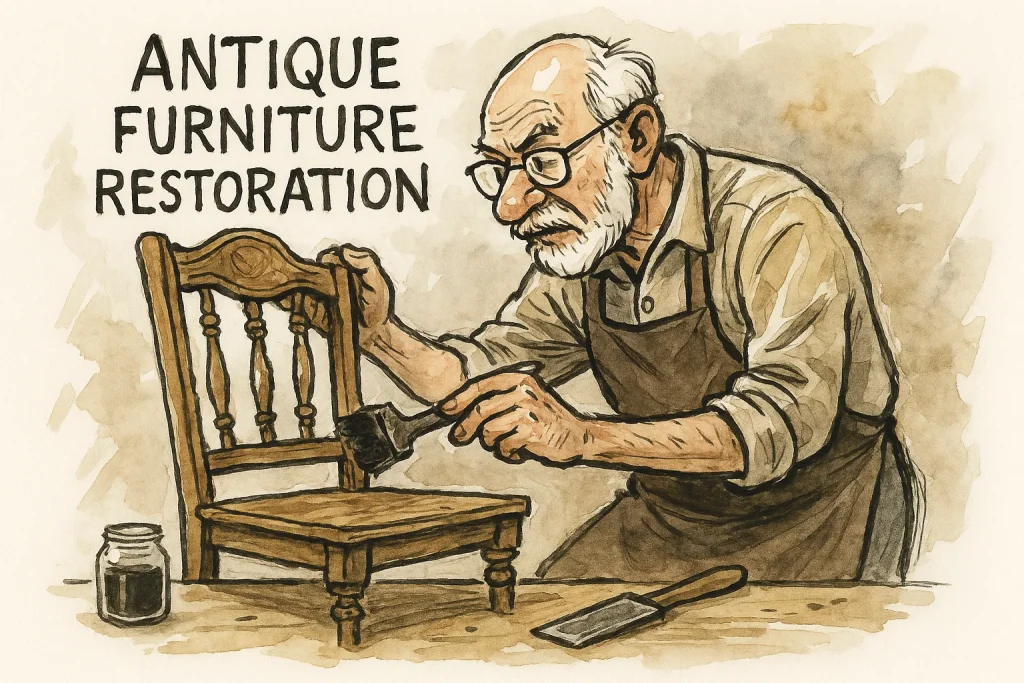 Restauración de muebles antiguos