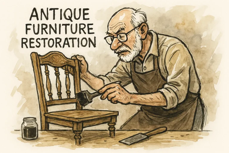 Restauración de muebles antiguos