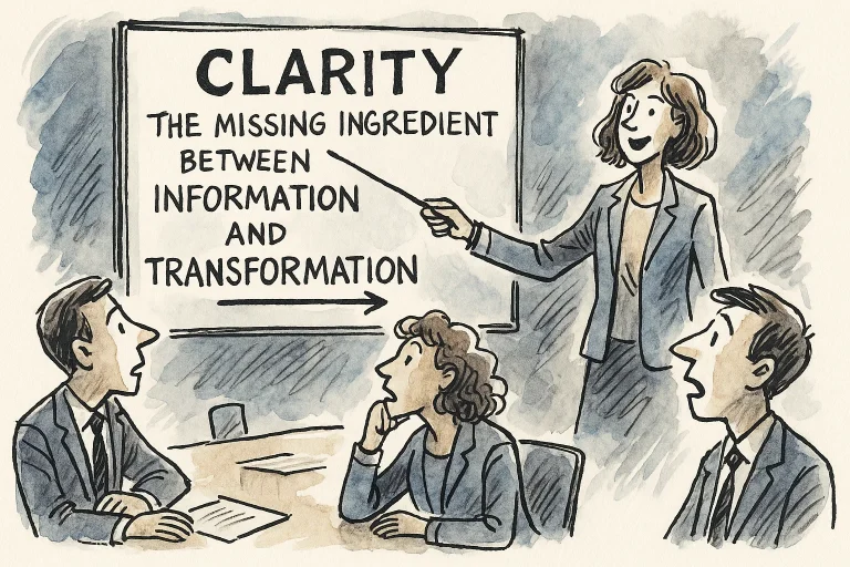 Claridad: El ingrediente que falta entre la información y la transformación