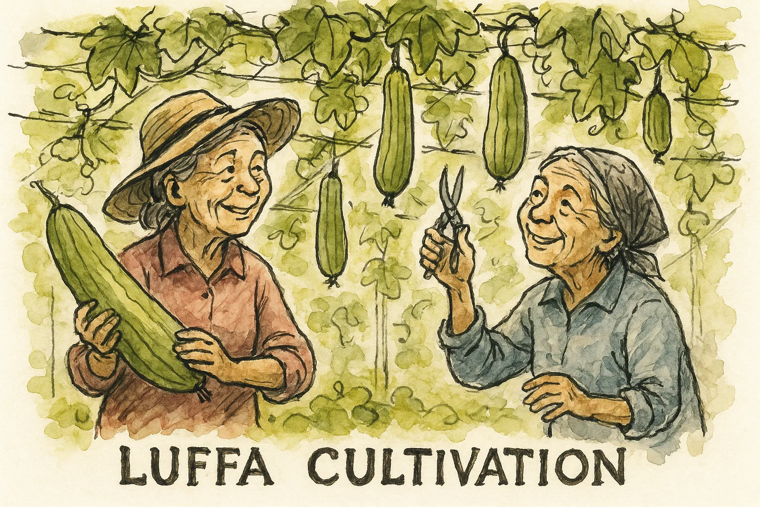 Cultivo de lufa