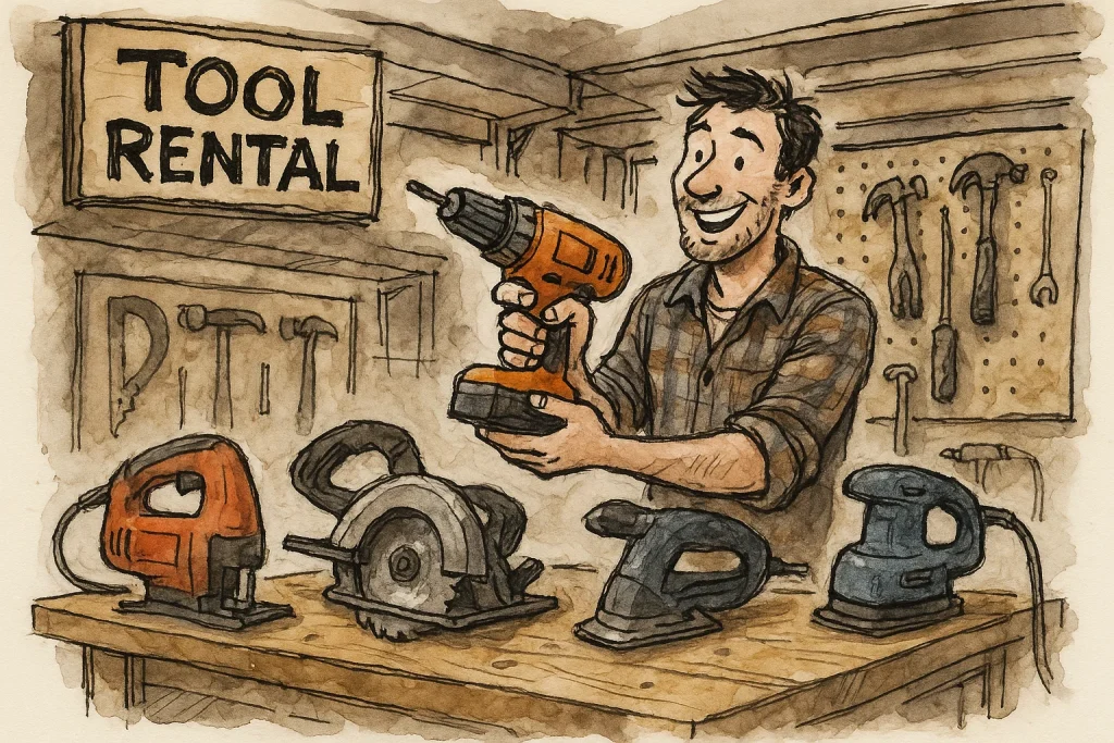 Alquiler de herramientas para bricolaje (DIY)